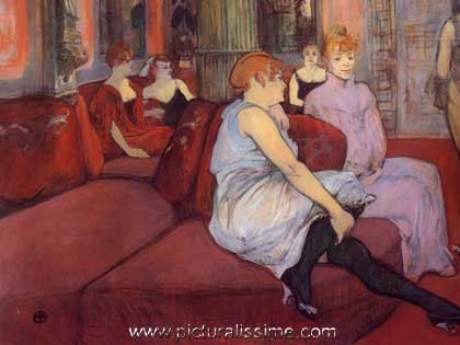 Toulouse Lautrec Salon rue des Moulins