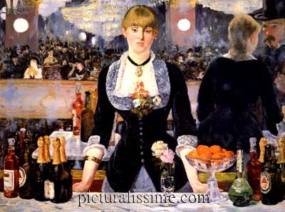 édouard Manet le bar aux folies bergères