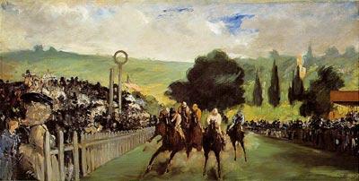 Manet Course etagrave; Longchamp