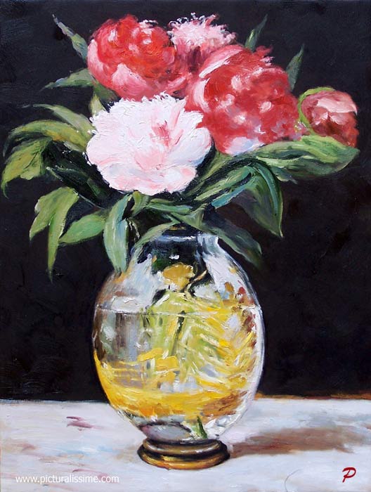 édouard Manet Vase de Pivoines