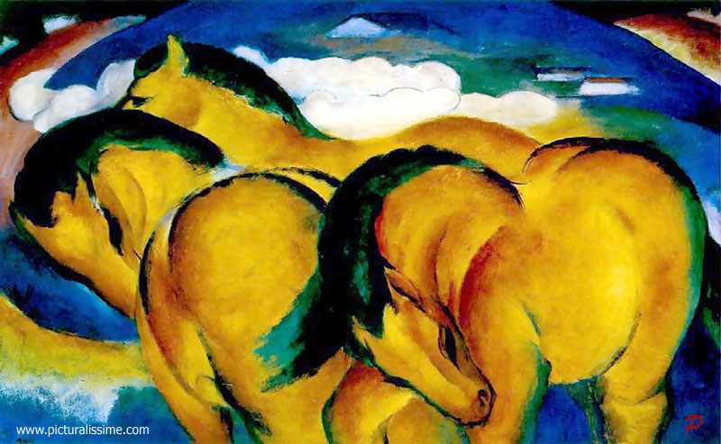 Franz Marc Chevaux Jaune