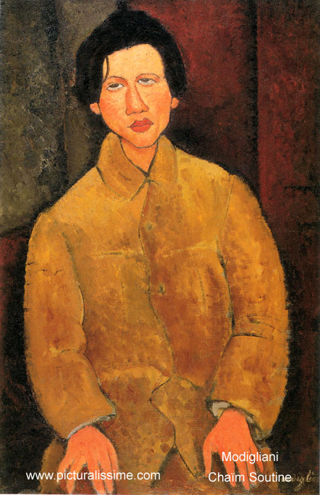 copie reproduction de Modigliani Cham Soutine