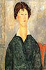 Modigliani Portrait de Femme au col blanc