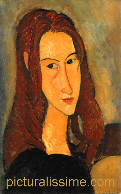 Modigliani Jeune Femme Rousse (Jeanne Hébuterne ?)