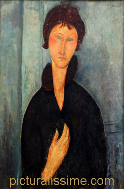 Amedeo Modigliani la femme au yeux bleus