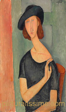 modigliani Jeanne Hébuterne au chapeau