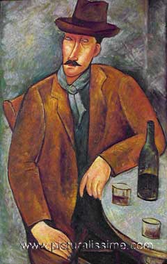 Modigliani Amedeo Homme Assis