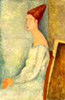 jeanne Hébuterne de profile