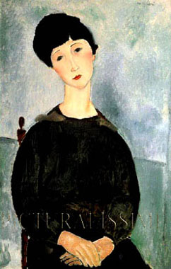 Amedeo Modigliani jeune femme assise