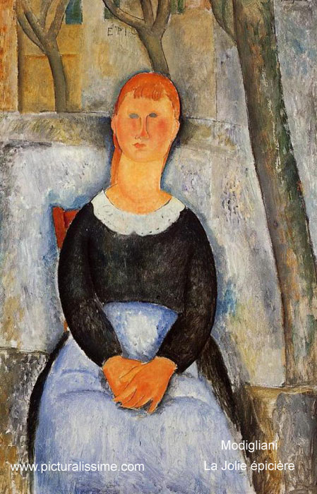 Modigliani La Jolie épicière