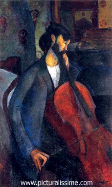 Modigliani le Joueur de Violoncelle