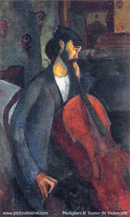 Modigliani le Joueur de Violoncelle