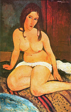 Modigliani Nu Accroupi