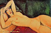 Modigliani Nu allongé bras gauche sur le front