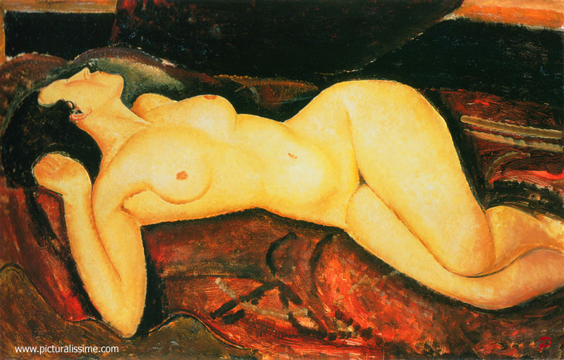 Modigliani Nu Couché de dos