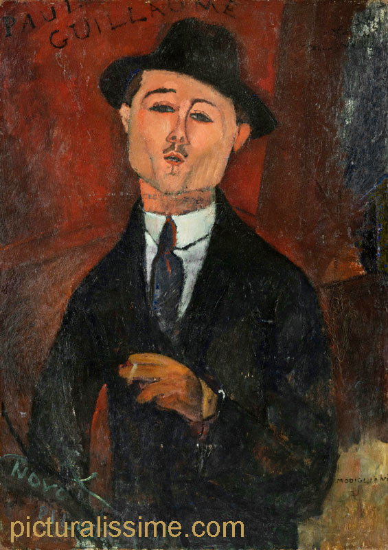 copie reproduction de Modigliani Paul Guillaume Novo Pilota