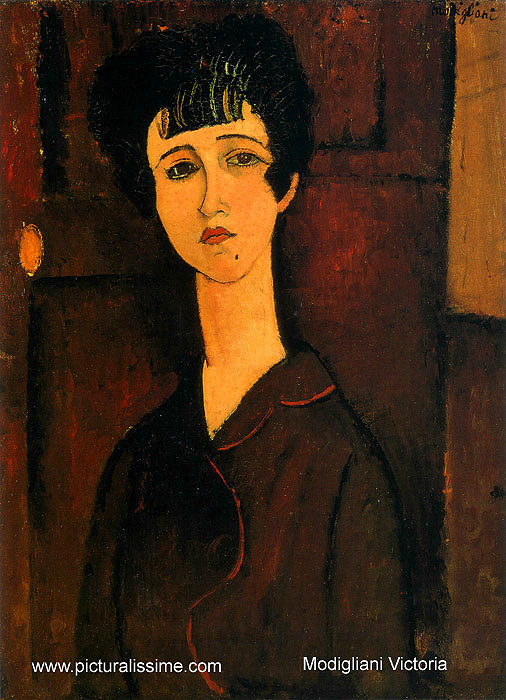 copie reproduction de Modigliani Victoria