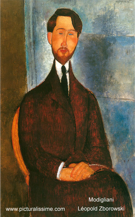 copie reproduction de Modigliani Léopold Zborowski
