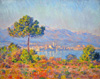 Monet Antibes vue du plateau de Notre Dame