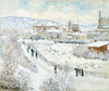 Monet Argenteuil sous la neige