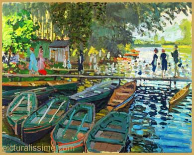 Claude Monet Baigneurs à la Grenouillère