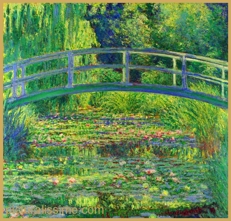 copie reproduction Monet Le Bassin aux Nymphéas Londres