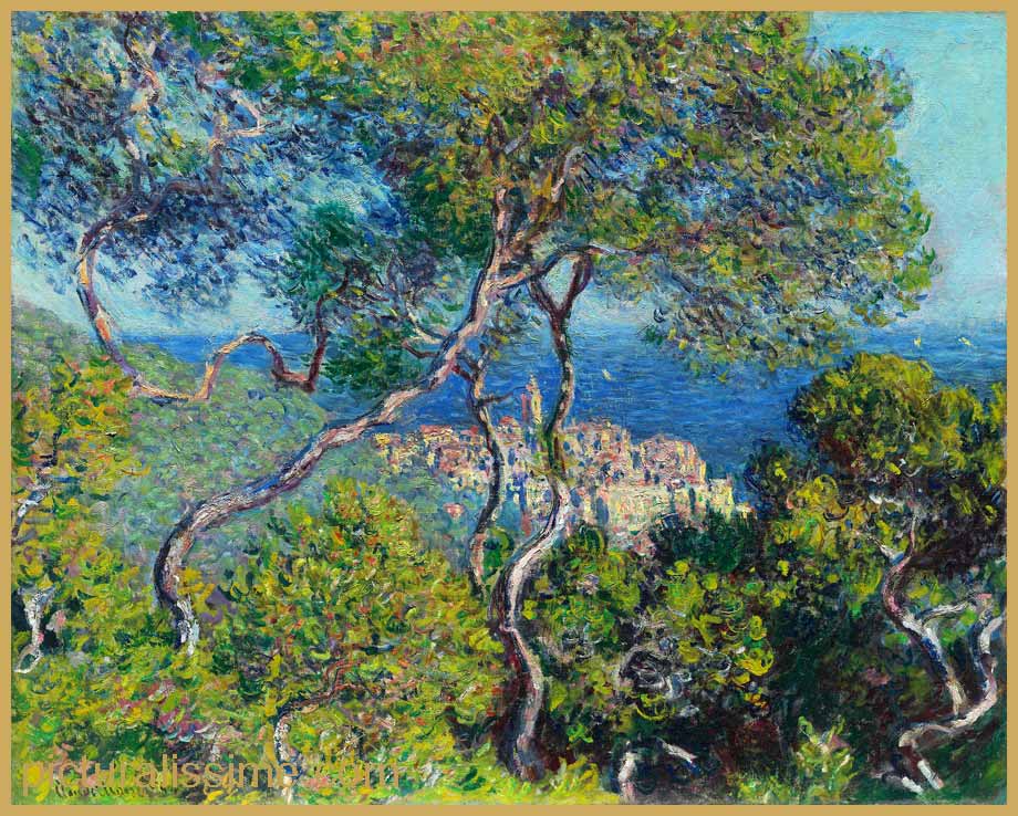 copie reproduction Monet Bordighera