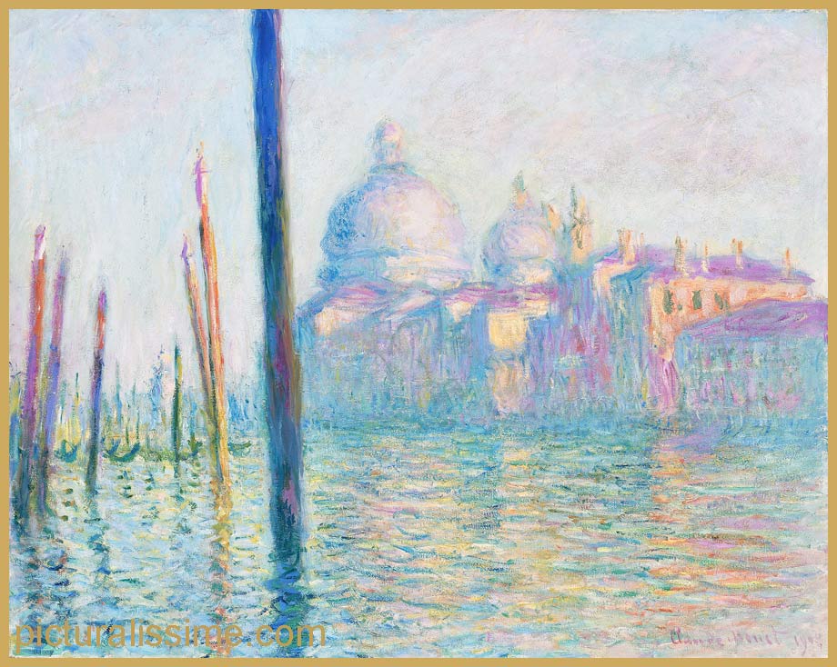 copie reproduction Monet le Grand Canal à Venise 2