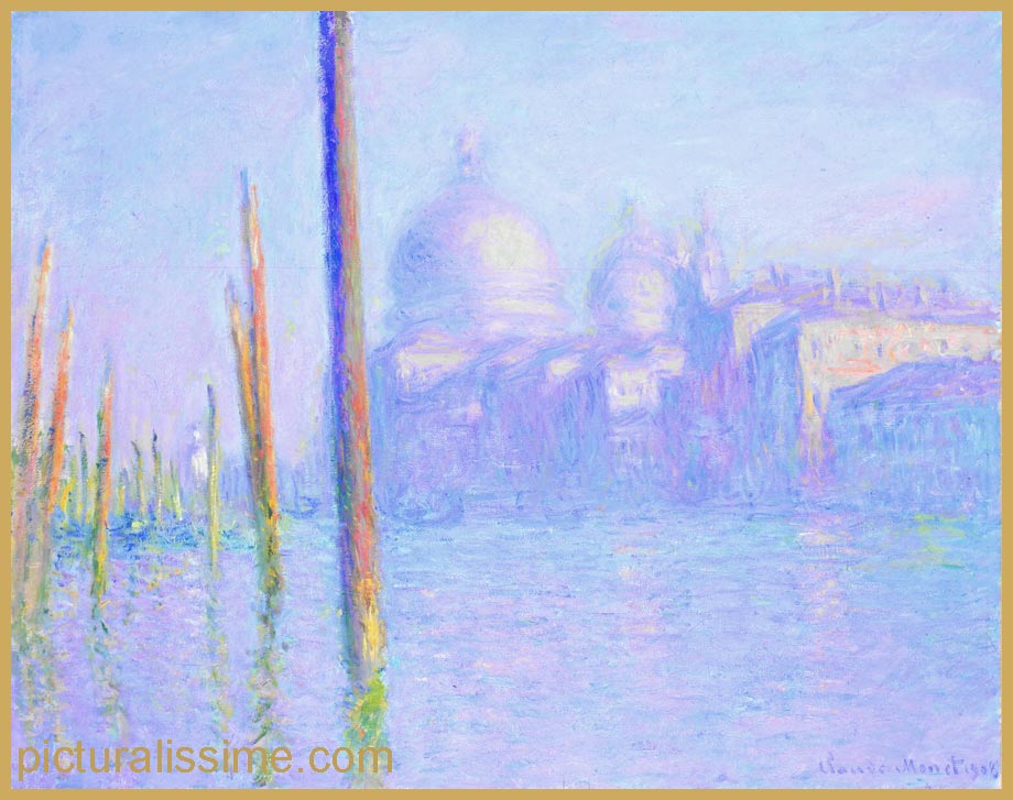 copie reproduction Monet le Grand Canal à Venise 1