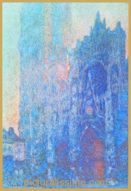 Claude Monet Cathédrale de Rouen Facade et Tour d'Albane effet du matin