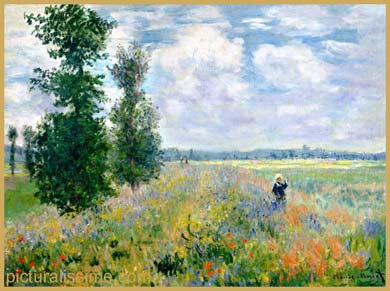 Claude Monet champ de coquelicots argenteuil
