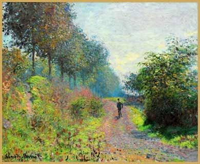 Claude Monet Le Chemin abrité
