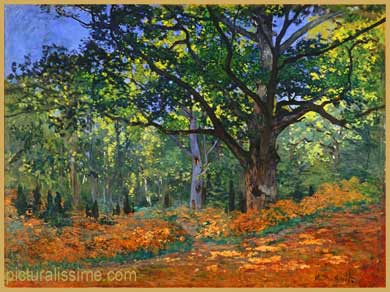 Monet Chetecirc;ne au bas Bréau
