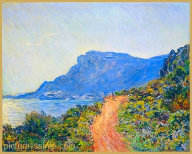 Claude Monet la Corniche à Monaco