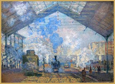 Claude Monet Gare Saint Lazare Paris