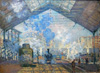 Monet gare lazarre paris