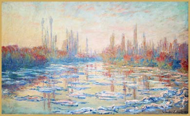Claude Monet les Glaçons