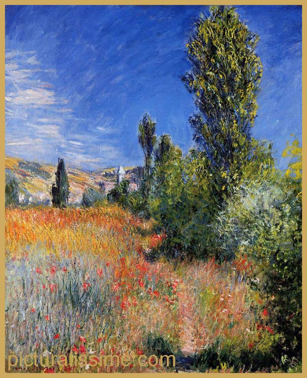 copie reproduction Monet Ile Saint Martin