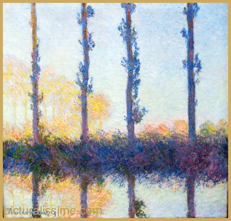 copie reproduction Monet les peulpiers