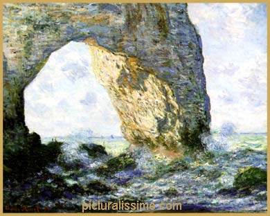 Claude Monet La Manneporte étretat 1883