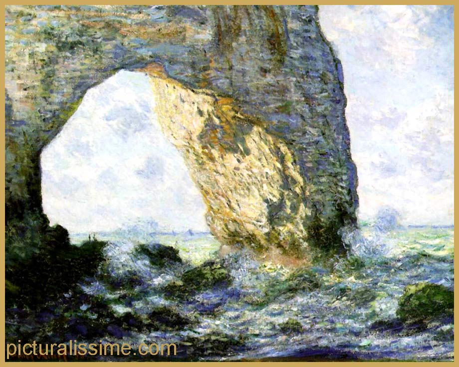 copie reproduction Monet La Manneporte étretat 1883