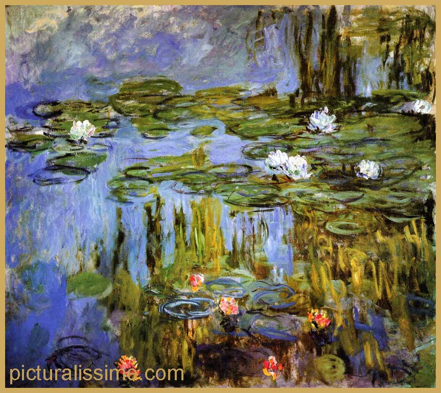 copie reproduction Monet Nymphéas 2 Portland