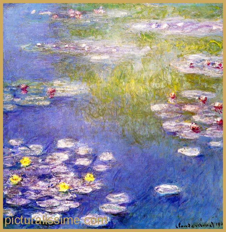 copie reproduction Monet Nymphéas 3