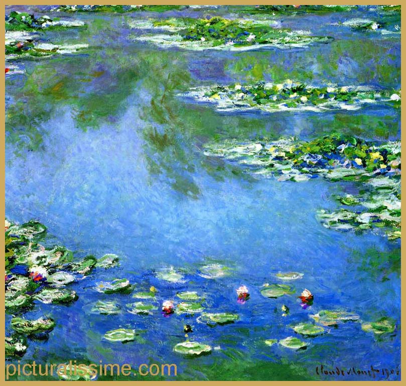 copie reproduction Monet Les Nymphéas Chicago