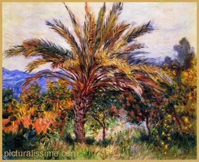 Claude Monet Palmier à Bordighera