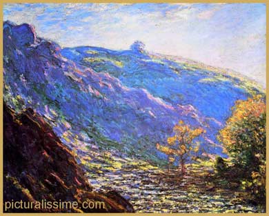 Claude Monet soleil sur la petite creuse