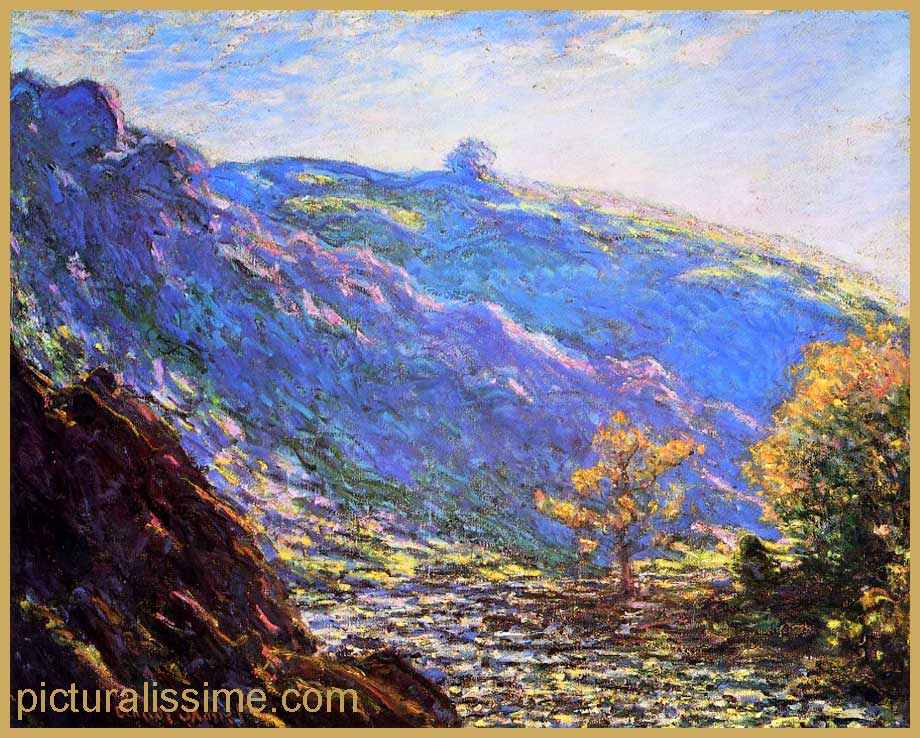 copie reproduction Monet Soleil sur la petite Creuse