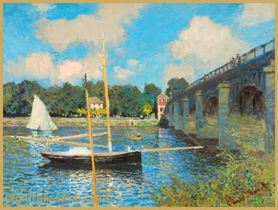 Claude Monet le pont d'Argenteuil