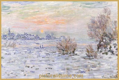 Claude Monet Soleil d'Hiver à Lavacourt