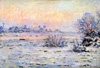 Monet Soleil d'Hiver à Lavacourt